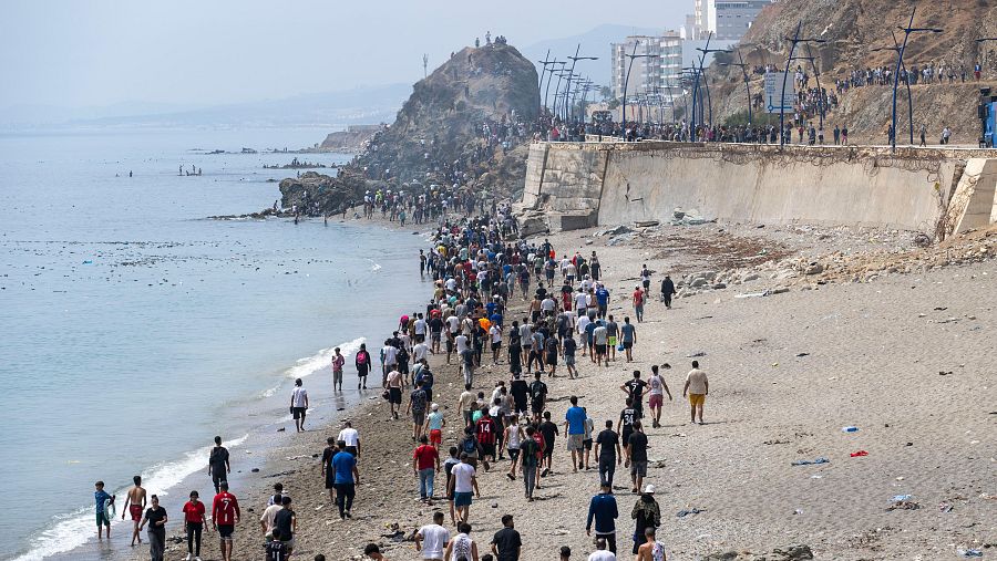 Migrantes retornan a Marruecos tras la grave crisis