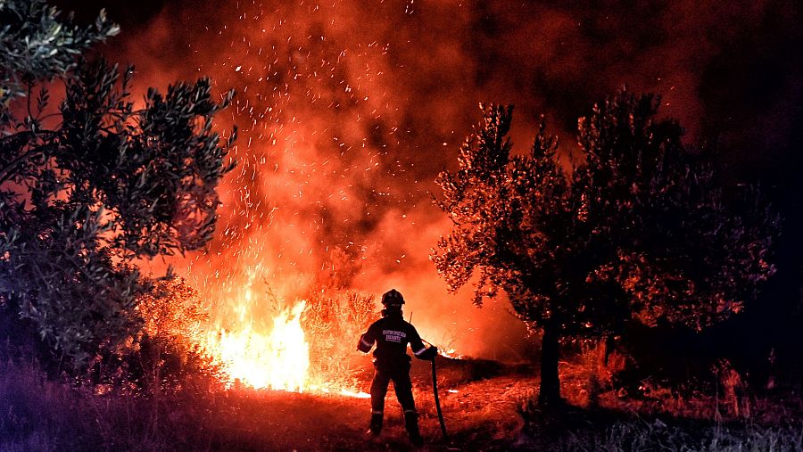 Los incendios asolan Grecia