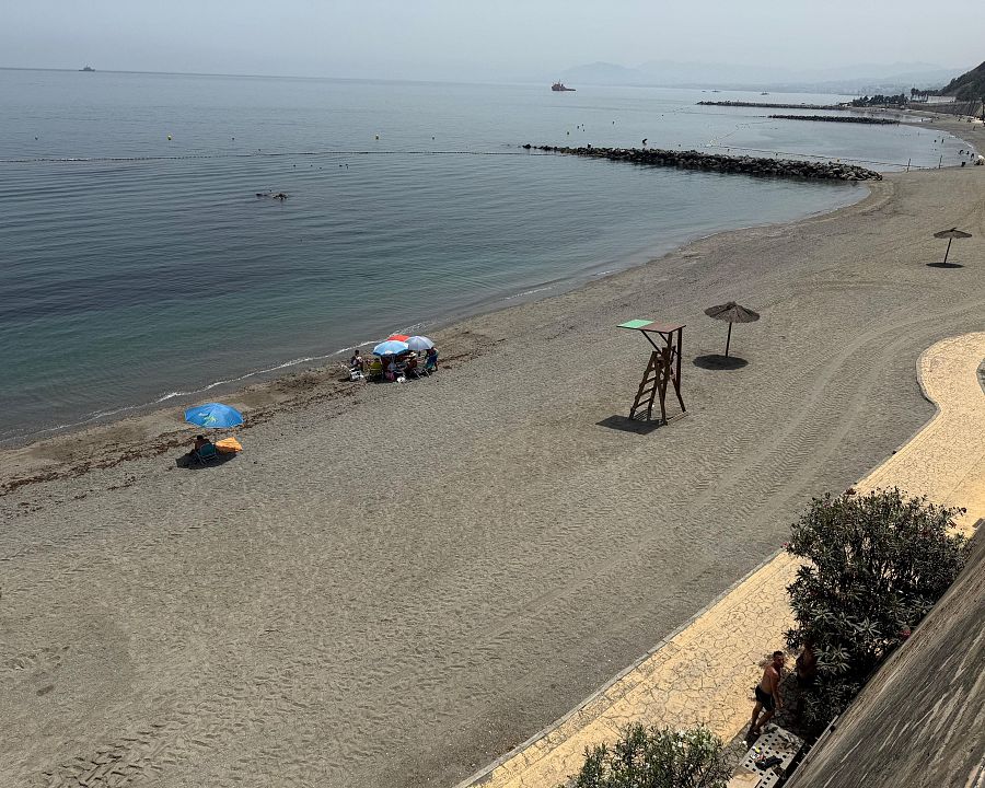 La playa de la Ribera, en Ceuta