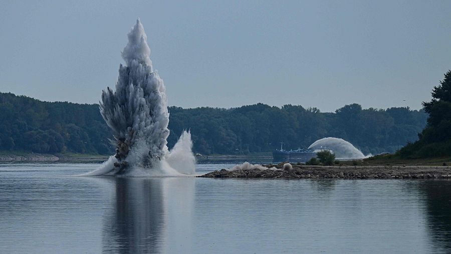 La sequía y la ola de calor dejan el Danubio bajo mínimos