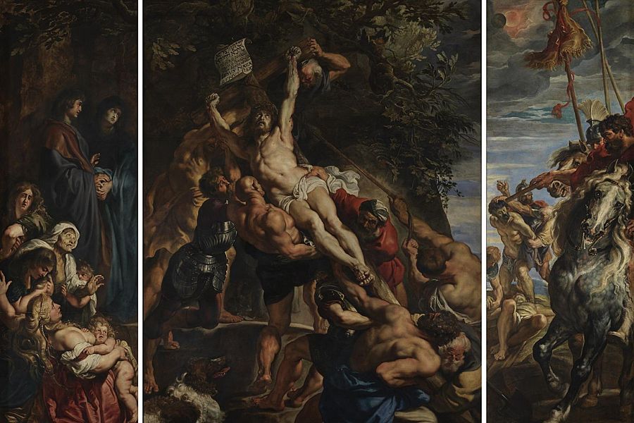 'La elevación de la cruz', 1610-1611, de Rubens