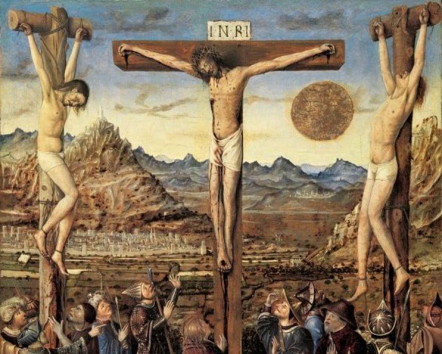 'La Crucifixión', 1450-1460, anónimo