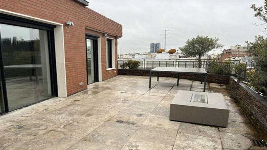 Imagen de la terraza del ático.