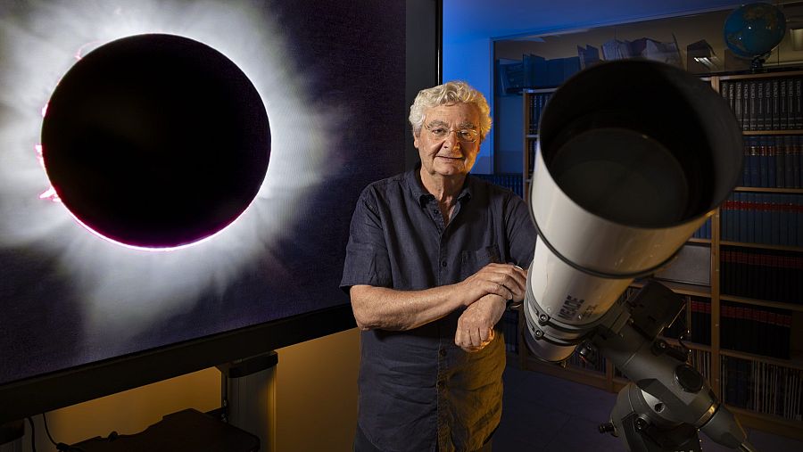 El mayor cazador de eclipses de España.