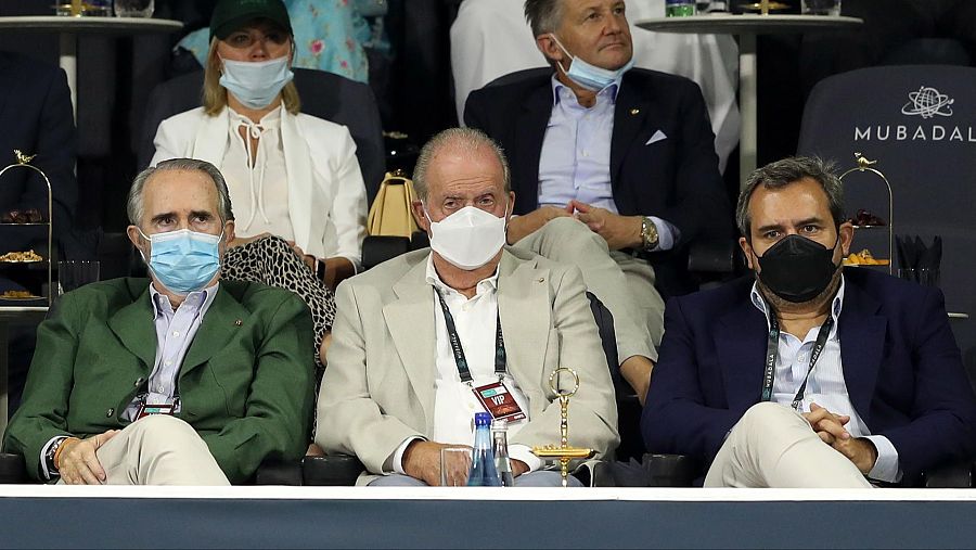 El rey Juan Carlos I en Abu Dhabi