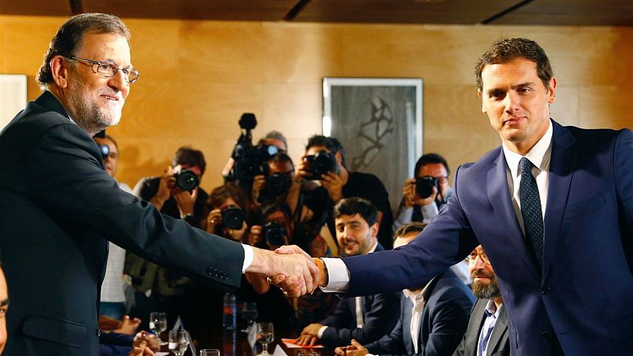 Mariano Rajoy y Albert Rivera