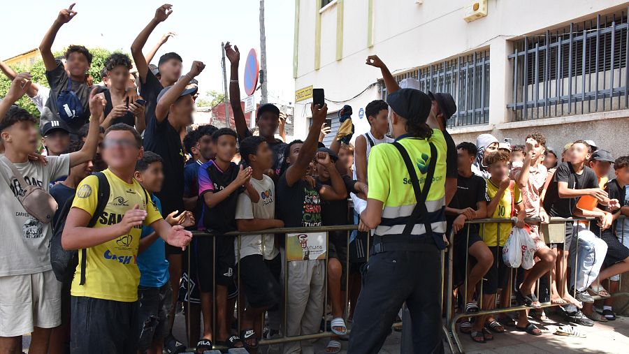 Crisis migratoria en Ceuta tras la llegada masiva de migrantes desde Marruecos