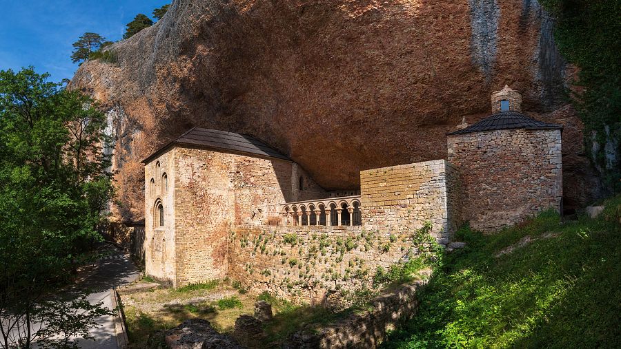 Monasterio de San Juan de la Peña en mayo de 2025