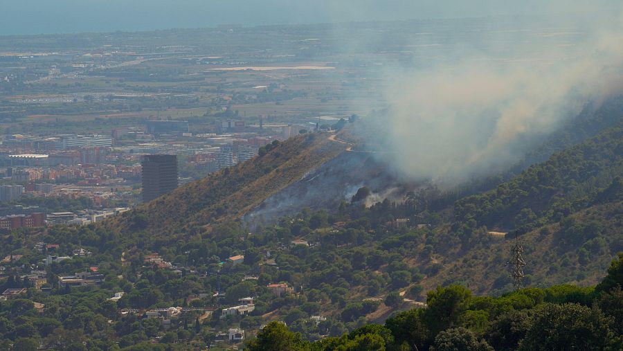 Incendio en Collserola