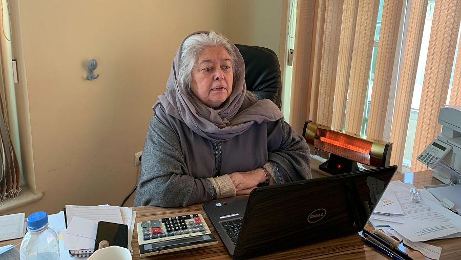 Mahrouba Seraj en su despacho