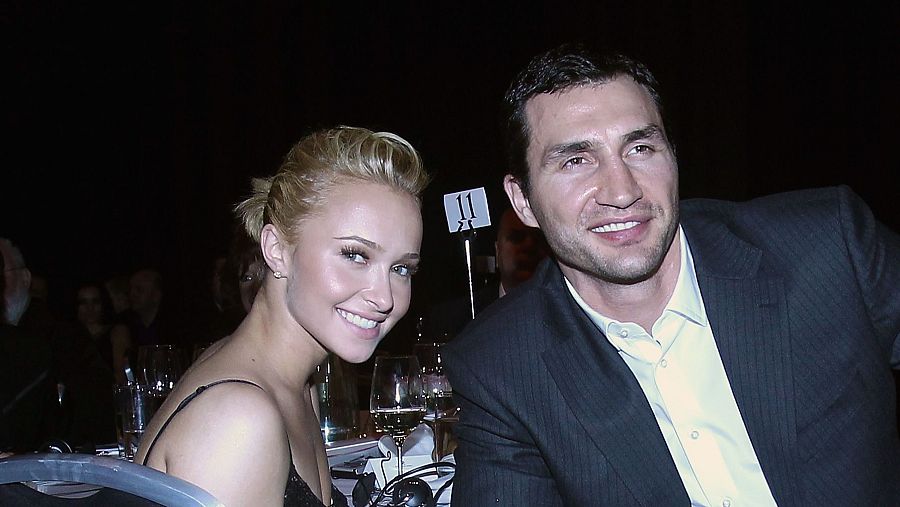 Hayden Panettiere y Wladimir Klitschko, durante los Steiger Awards 2011, celebrados en Bochum, Alemania, el 12 de marzo de 2011.