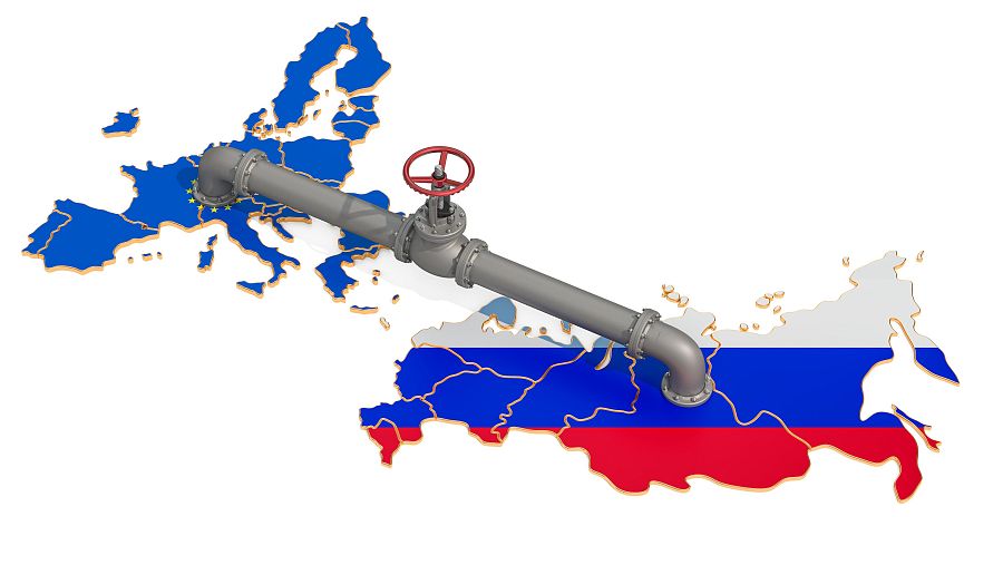 Imagen en 3D del gasoducto Rusia - UE