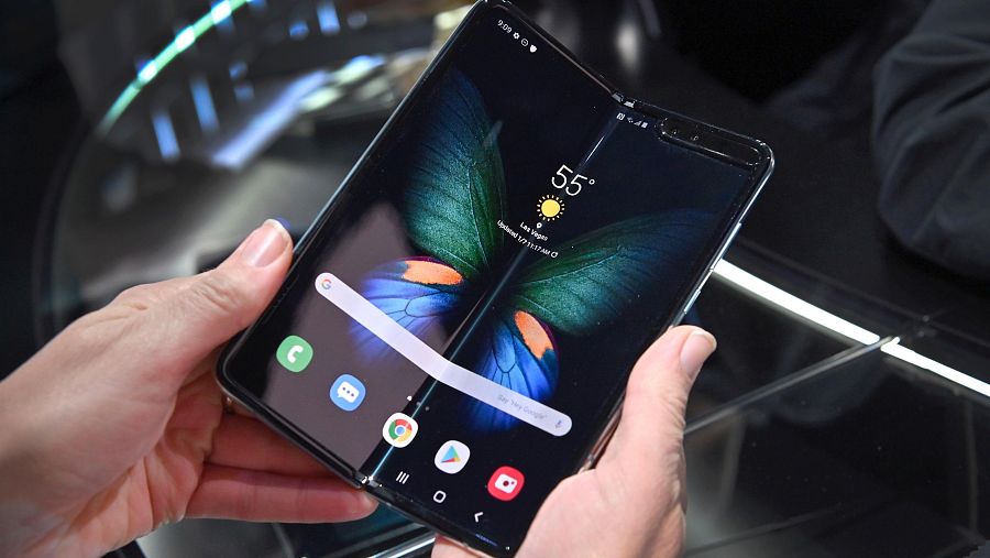 Primer Galaxy Z Fold lanzado por Samsung en 2019