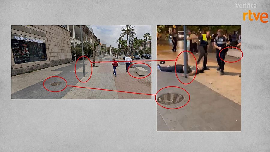 Evidencias visuales de la geolocalización del incidente