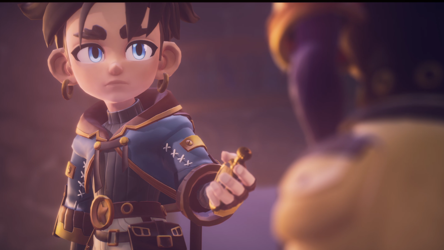 Imagen de secuencia cinemática del videojuego Duskfade