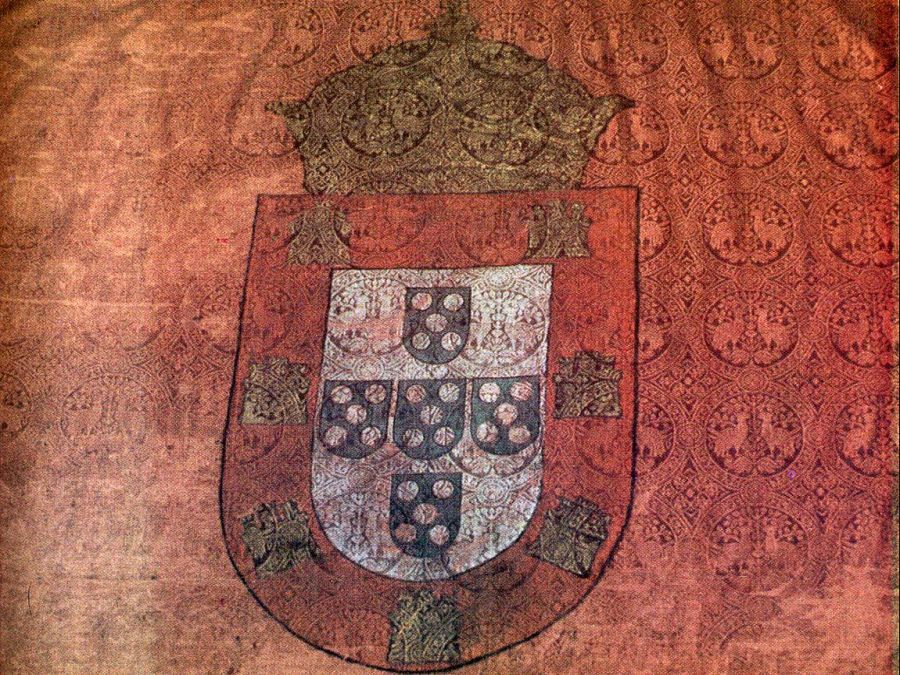 Estandarte Real de Ceuta con el que se tomó posesión de la Ciudad en 1580 en nombre de Felipe II