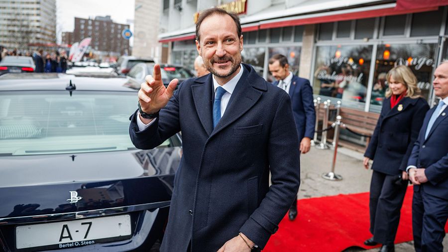 El príncipe heredero Haakon Magnus de Noruega asiste a la inauguración del Año de la Defensa Total 2026