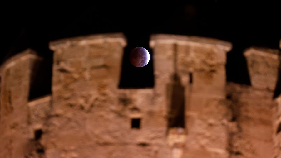 Las mejores imágenes del eclipse lunar