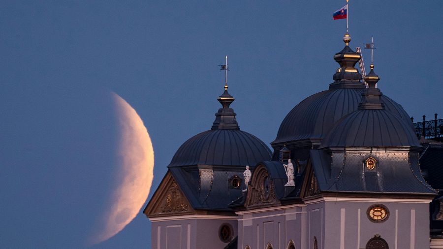 Las mejores imágenes del eclipse lunar