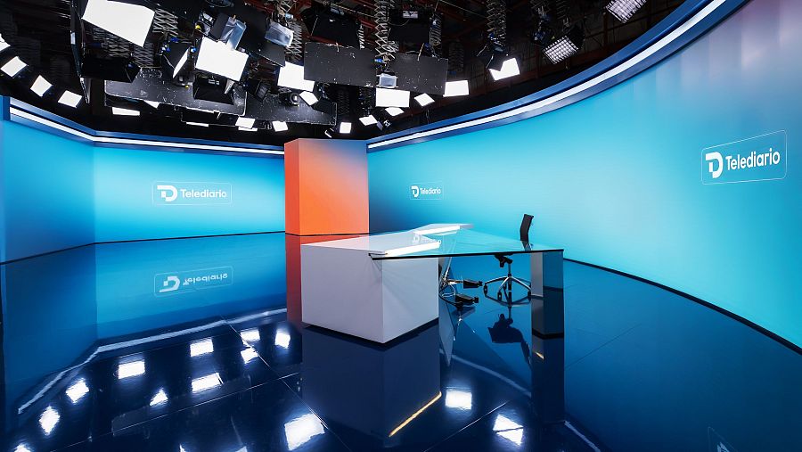 Nuevo plató de informativos de TVE