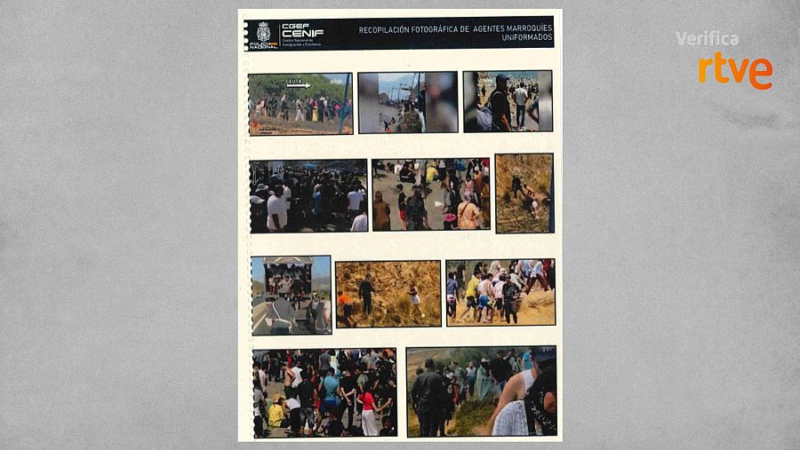 Recopilación fotográfica del informe del CENIF sobre la crisis de Ceuta.