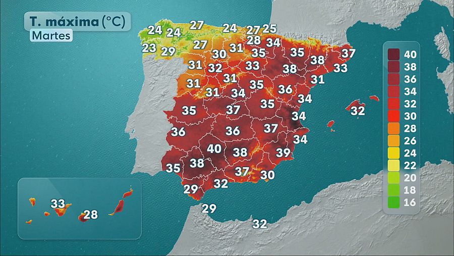 El tiempo el martes 8 de septiembre en España: la llegada de un frente deja lluvias en el noroeste peninsular