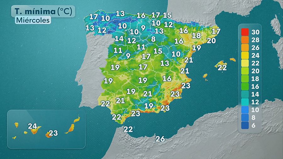 Tiempo 9 de septiembre