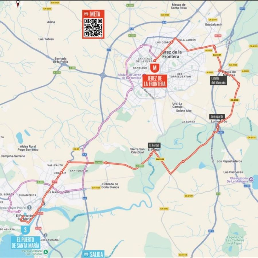 Mapa y recorrido de la etapa 18 de La Vuelta 2026
