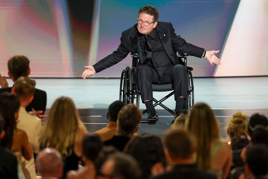 Michael J. Fox agradece la ovación del público