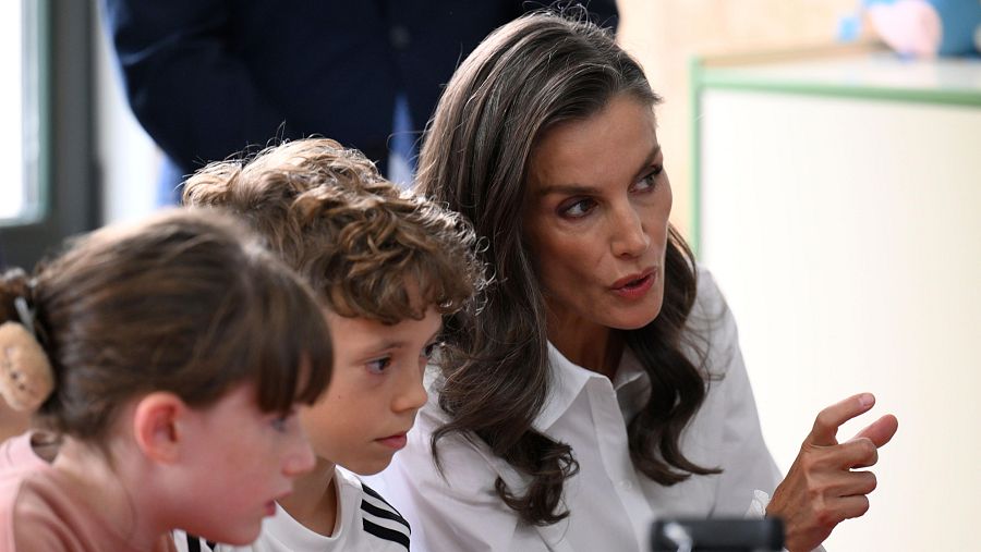 La reina Letizia ha inaugurado el curso escolar en Oviedo