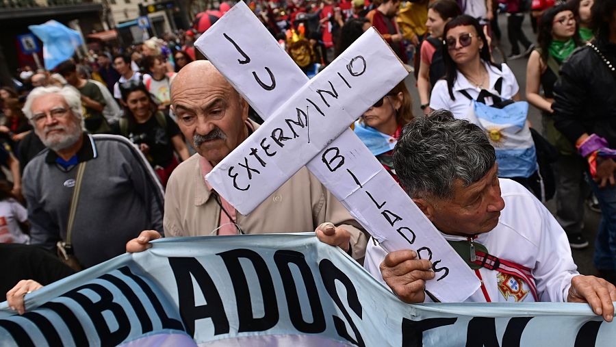 Protestas contra el programa económico del Gobierno del presidente de Argentina