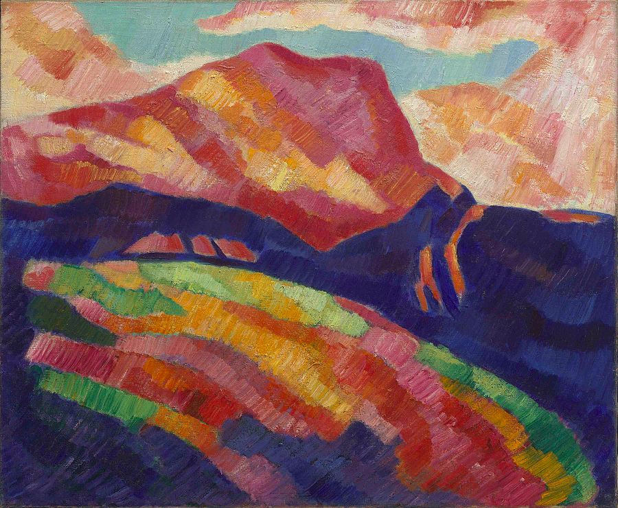 Versión de la montaña Saint-Victoire de Marsden Hartley