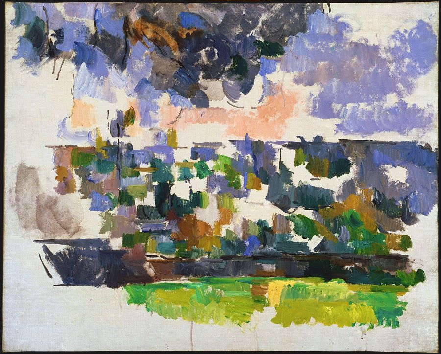 'El jardin de Lauves' de Paul Cézanne, c. 1906