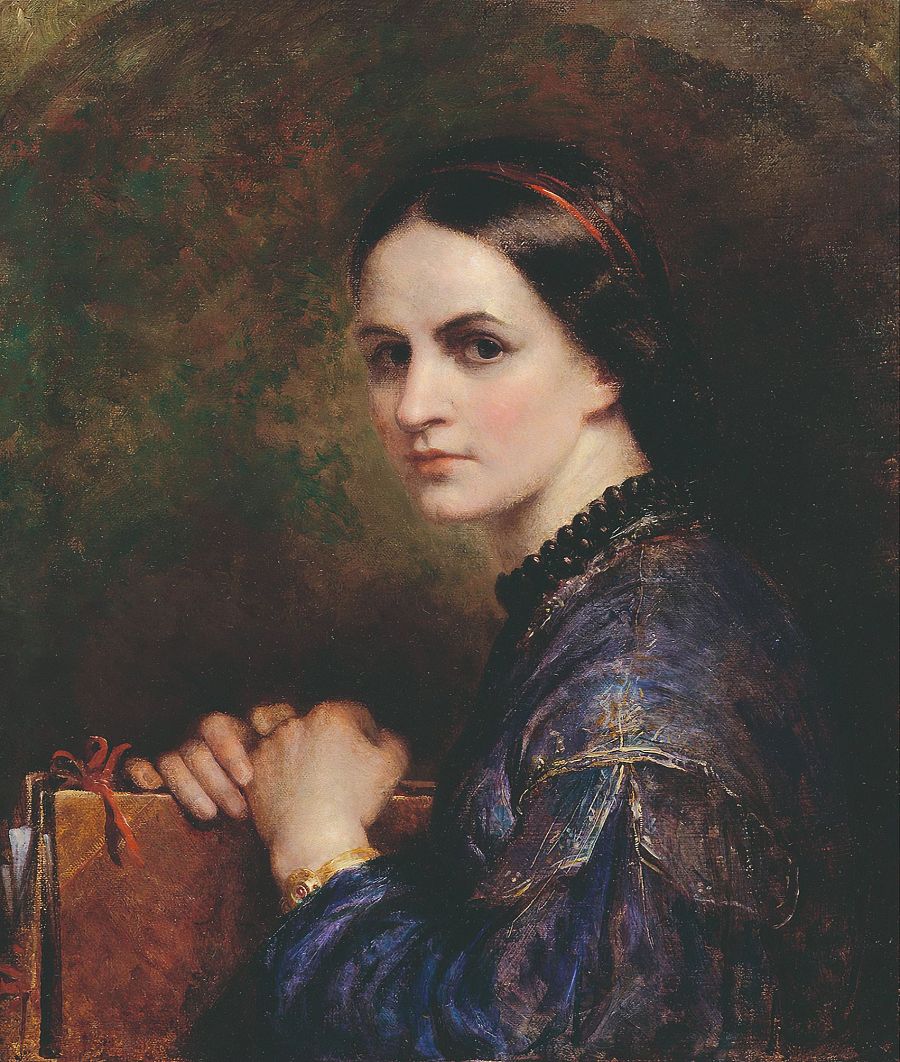 'Autorretrato' de Mary Severn, c. 1862
