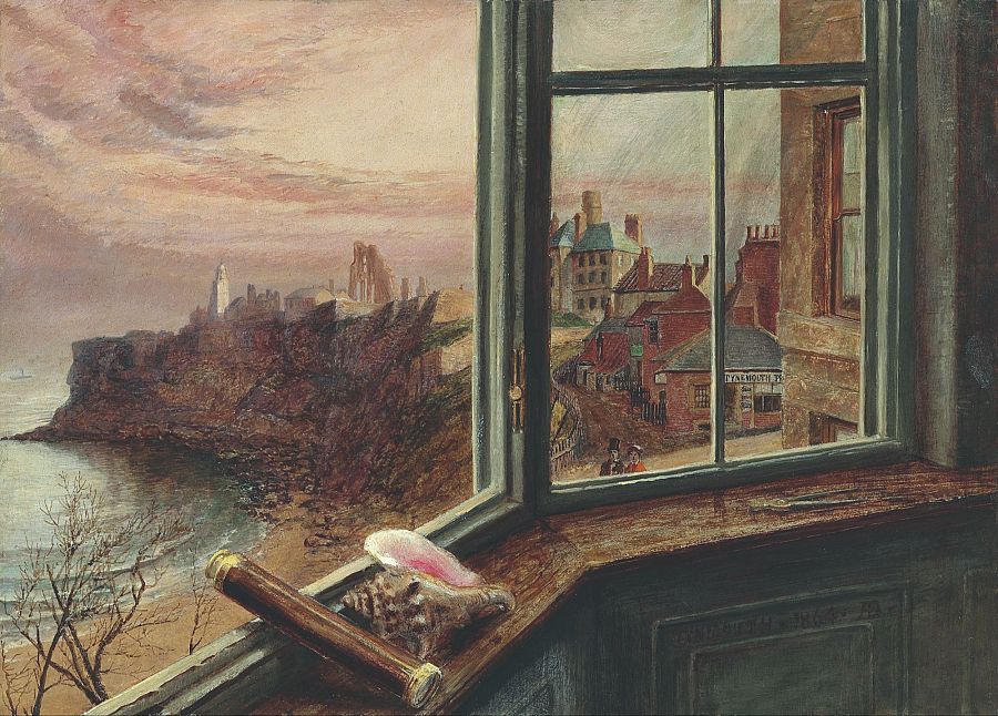 'Vista desde la ventana de Balcony House' de Alice Boyd, 1864