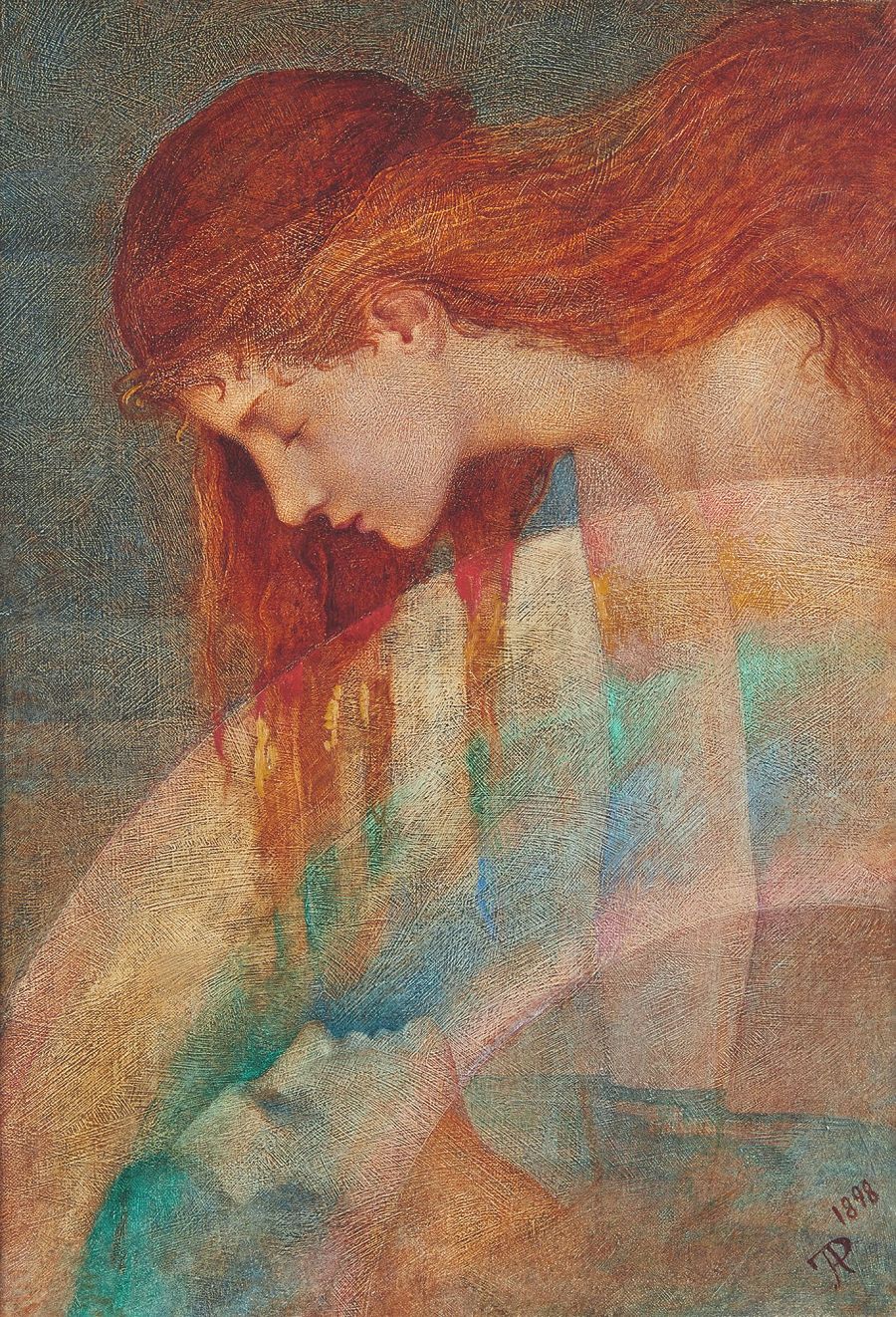 'El testamento del amor' de Phobe Traquair, 1898