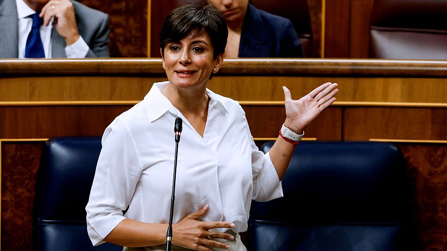 La ministra de Vivienda y Agenda Urbana, Isabel Rodríguez en el Congreso de los Diputados