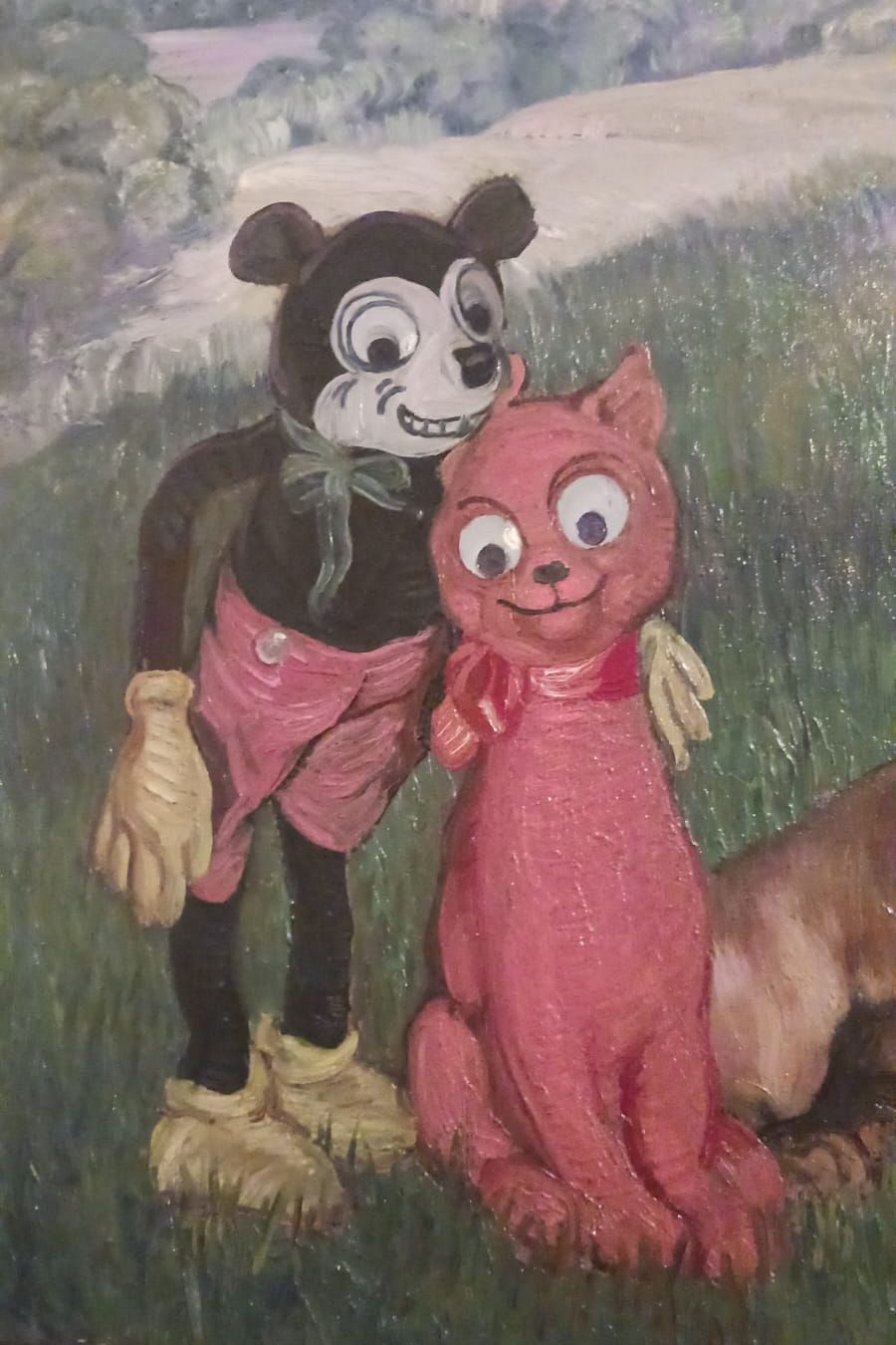 Detalle de un cuadro de Zuloaga
