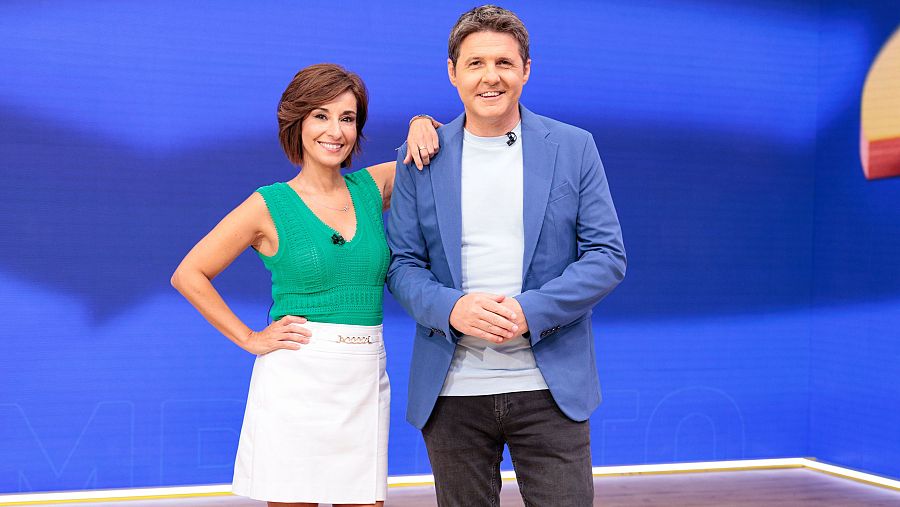 Adela González y Jesús Cintora, presentadores de 'Mañaneros 360'