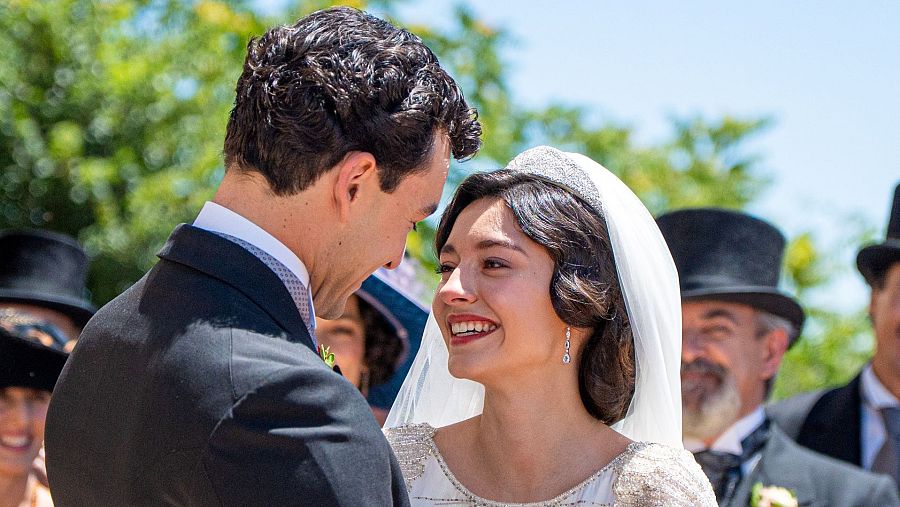 Imagen de la boda de Curro y Ángela en La Promesa