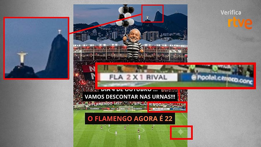 Errores propios de los contenidos sintéticos que aparecen en esta imagen