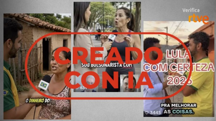 Vídeos de TikTok generados con IA sobre el apoyo a candidatos