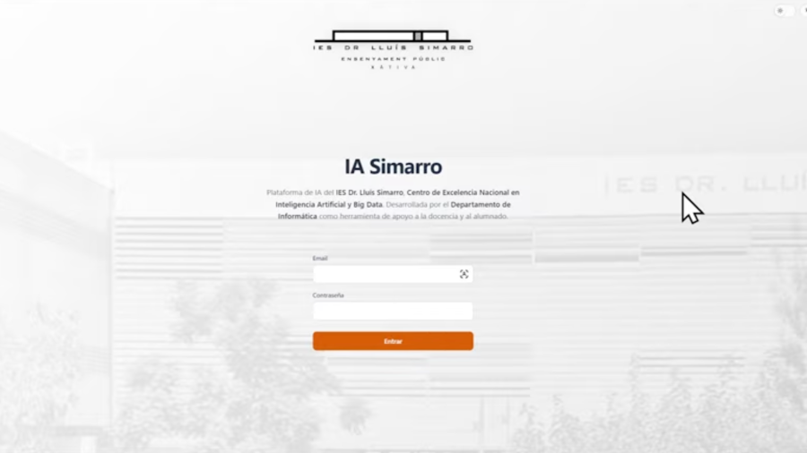 Plataforma de IA del IES Dr. Lluis Simarro