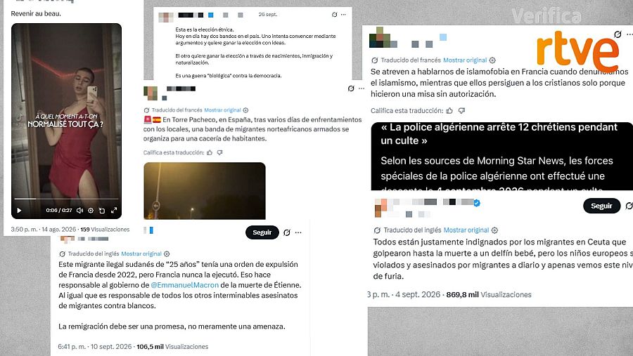 Mensajes que difunden en redes sociales contenidos racistas y contra los homosexuales
