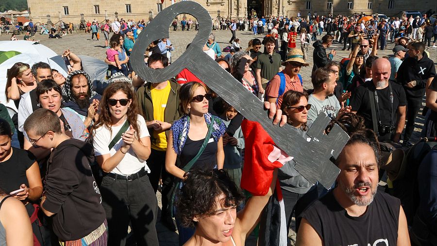 Concentración en Santiago de Compostela