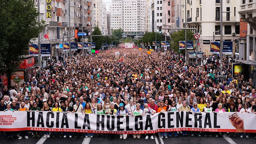 CCOO y UGT convocarán una huelga general por la vivienda