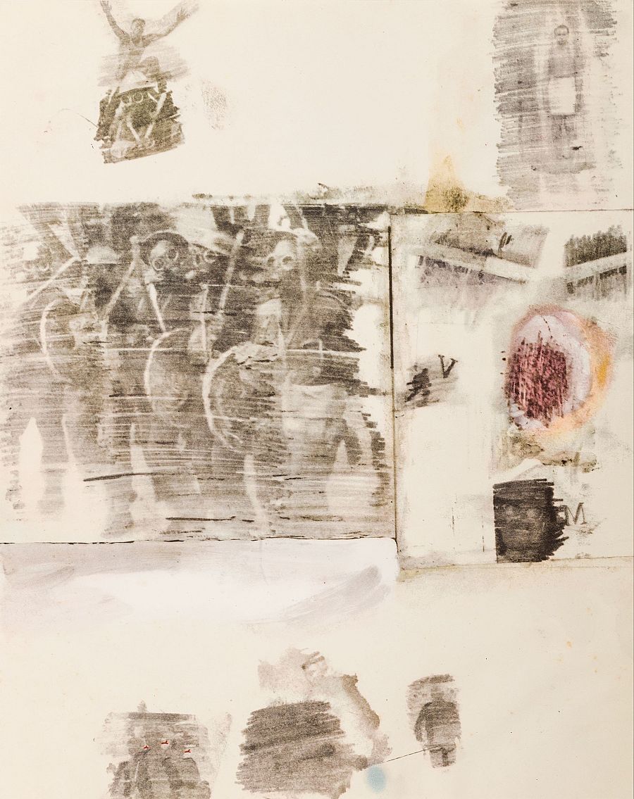 'Canto XXI. Los corruptos' de Robert Rauschenberg