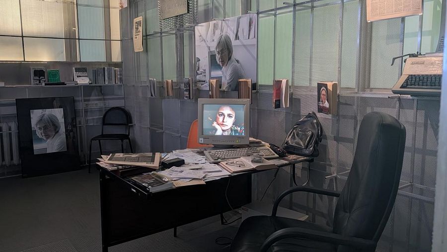 El despacho de Politkóvskaya convertido en museo