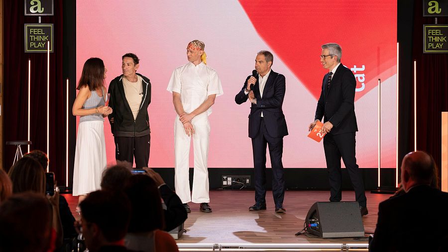 Presentació dels nous programes de la temporada 2026-2027 a La 2Cat amb Albert Pla, Erik Harley i Toni Clapés.