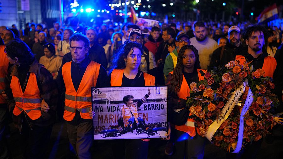 Marcha en Madrid en recuerdo de Maricarmen
